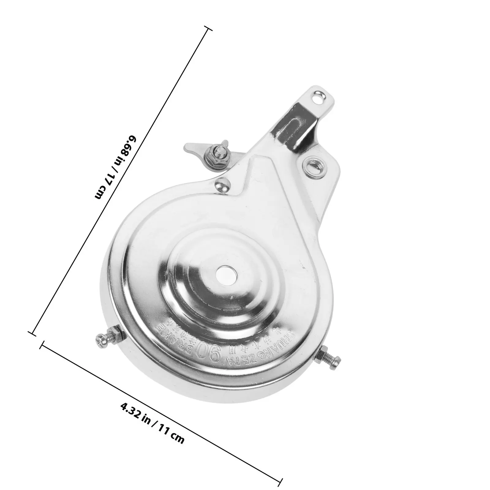 Brake Assembly for Electric Motorcycle Pit Bike Rear Kit Heavy-Duty Solid Iron Drum Brake Wear-Resistant Temperature