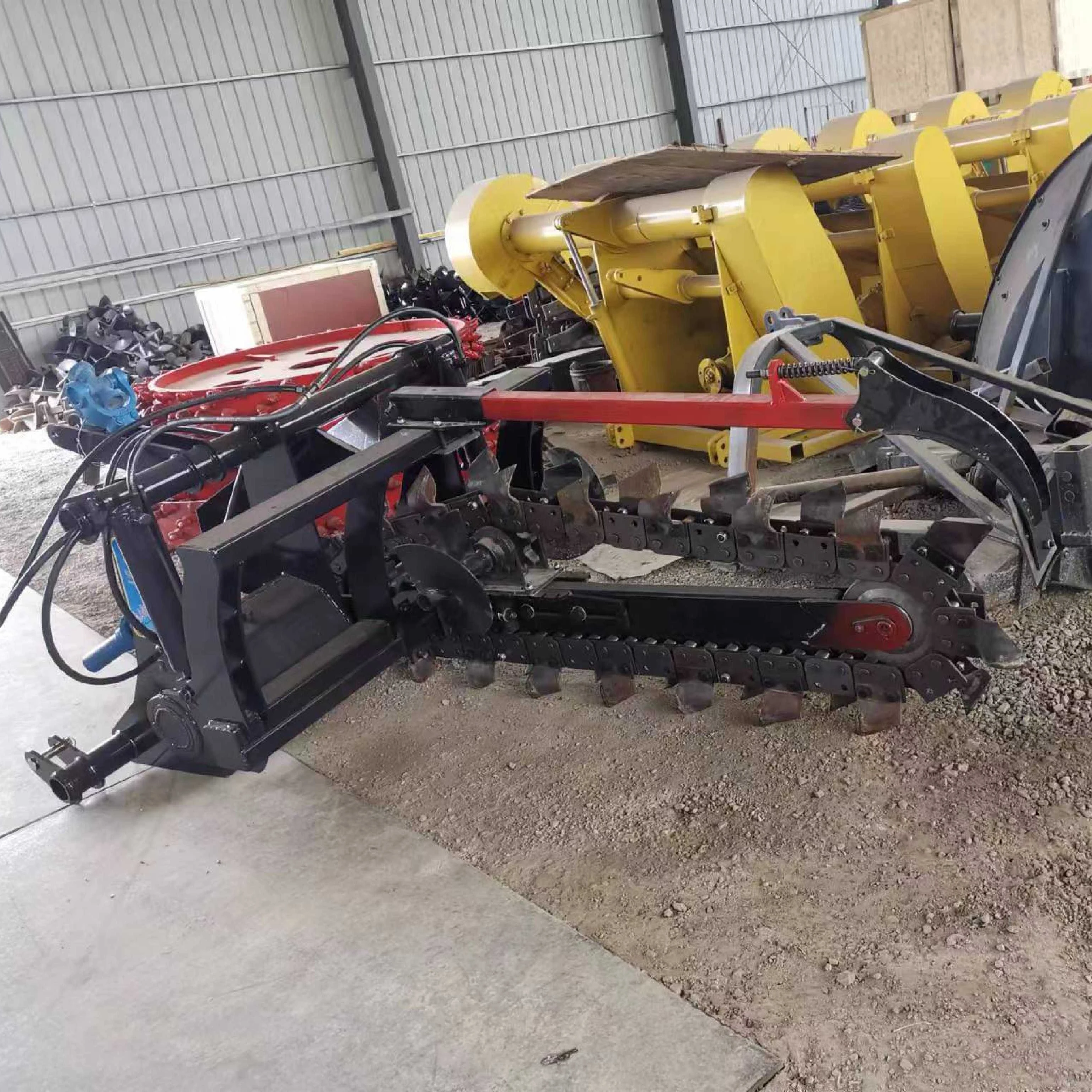 Tractor Use 3 Point Hitch Chain Trencher