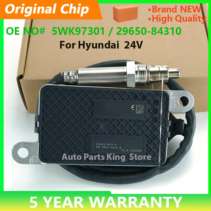 

5WK97301 2965084310 29650-84310 5WK9 7301 Оригинальный НОВЫЙ датчик оксида азота (NOx) для грузовиков Hyundai 24В