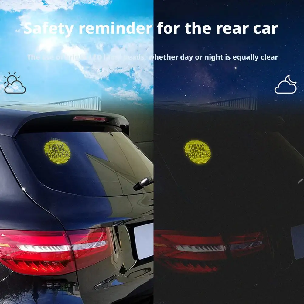 

Car LED Display Pixel Art Display Advertise Moving Color Sign Panel Car Expression Screen APP Scrolling Full Control LED F6X1