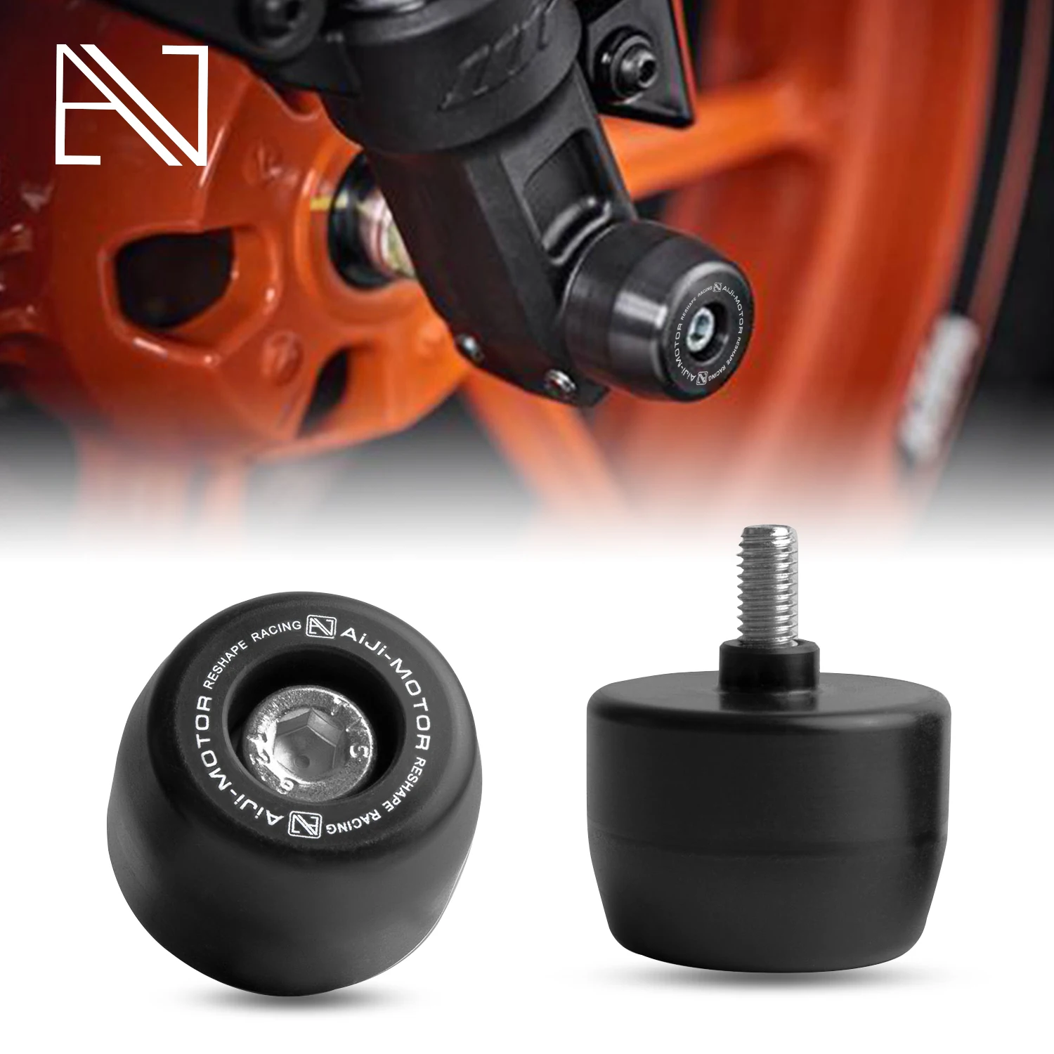 

Motorcycle Front and Rear Wheel Axle Fork Crash Sliders for DUKE125 DUKE200 DUKE390