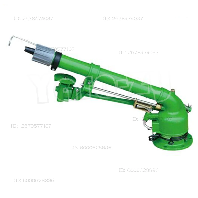 Turbo Vortex Spray Gun 28-62m Agricultural Sprinkler Irrigation Long Range Gun Irrigation Automatic Mechanized Spray Gun