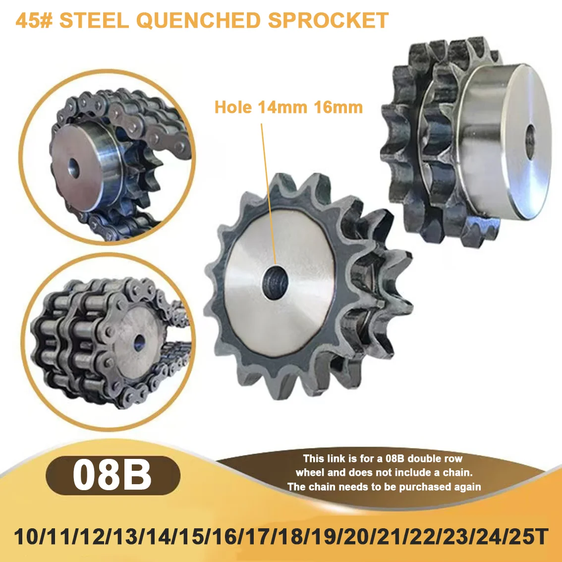 1Pcs 08B 12/13/14/1…