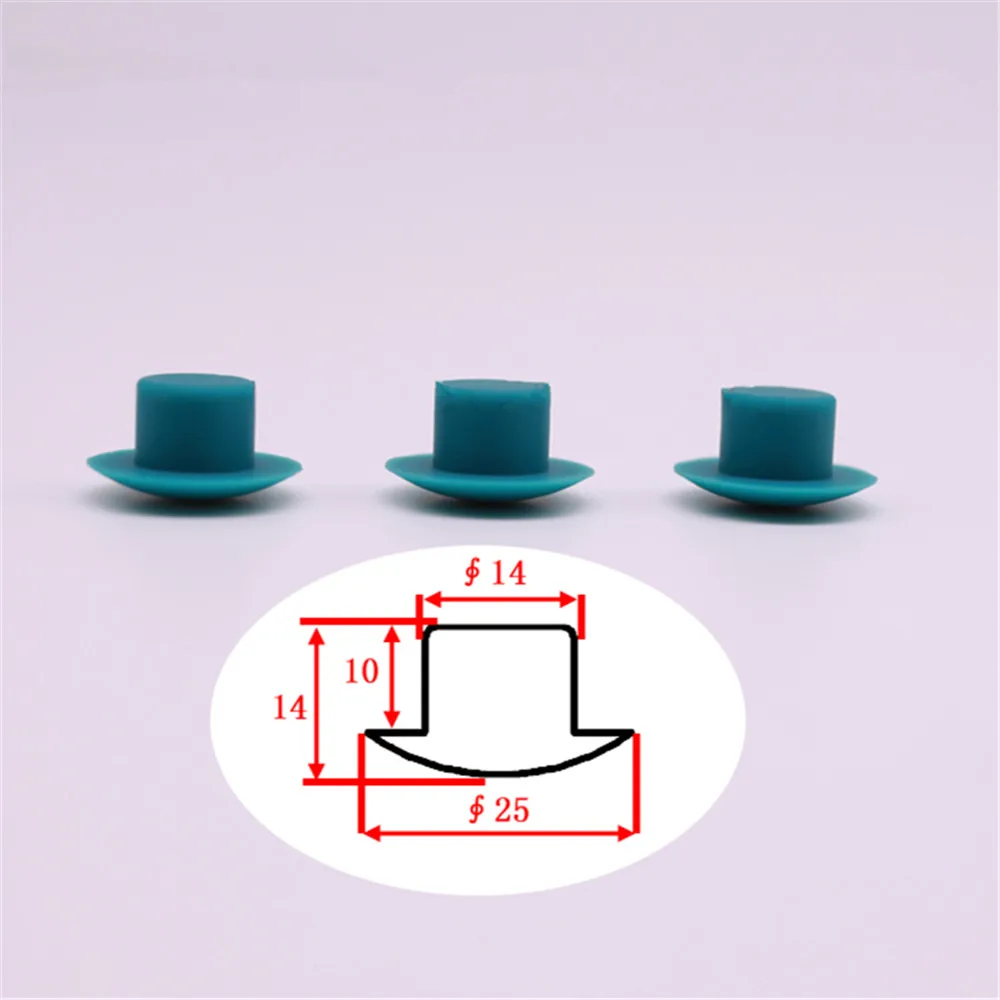 

14mm T Type Plug Cover Gasket Blanking End Caps Seal Stopper bottle stopper Parada de sellado Silicone Rubber Hole Caps