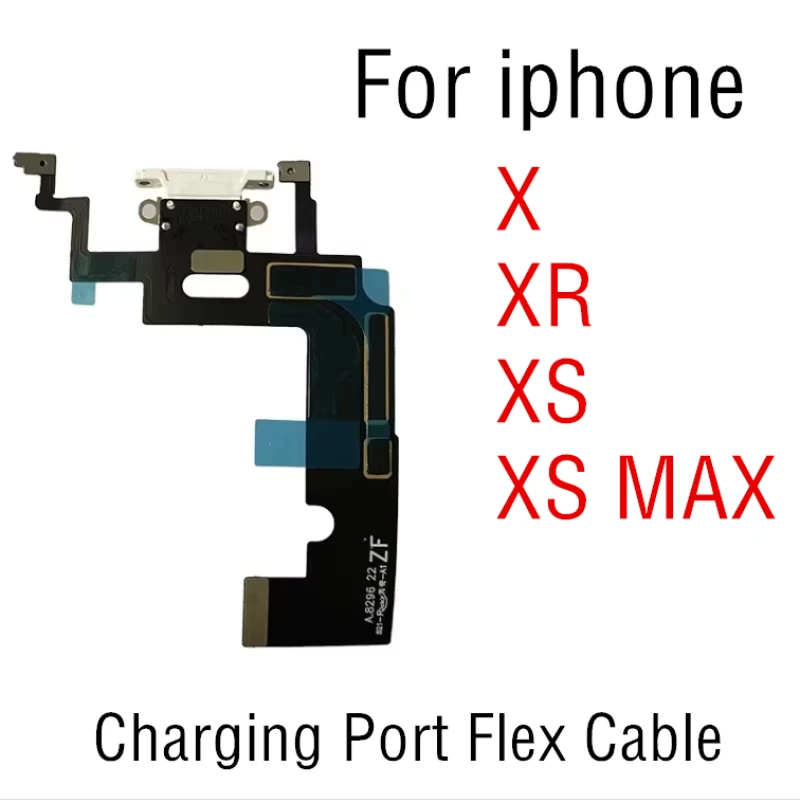 joliwow OEM USB Port Charger Dock Connector Mic Charging Flex Cable For iPhone Xs Max X XR Dock Charging Flex