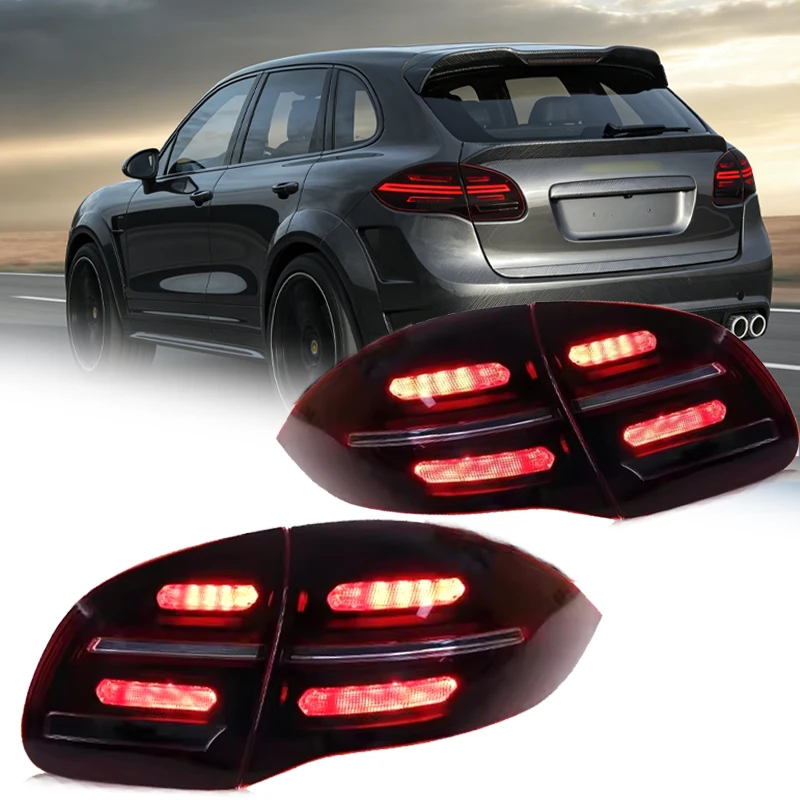 

Car Lights For Porsche Cayenne 958.1 Taillight 2011-2014 Upgrade Modified To New DRL Dynamic Turn Signal LED Taillight