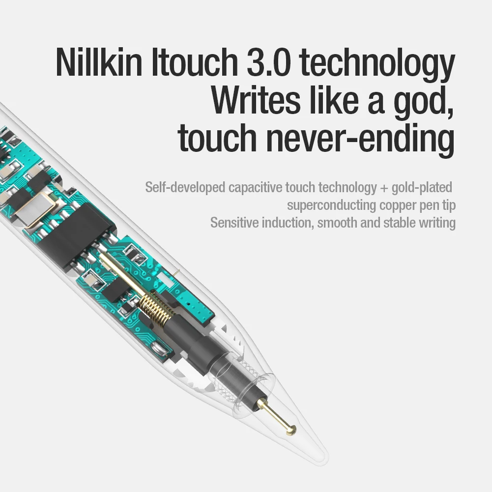 NILLKIN ISketch S3 Stylus Pen For Apple IPad Pro Air Mini 11 12.9 2020 2022 Super Smooth Quality ABS PC for Apple Series Tablets