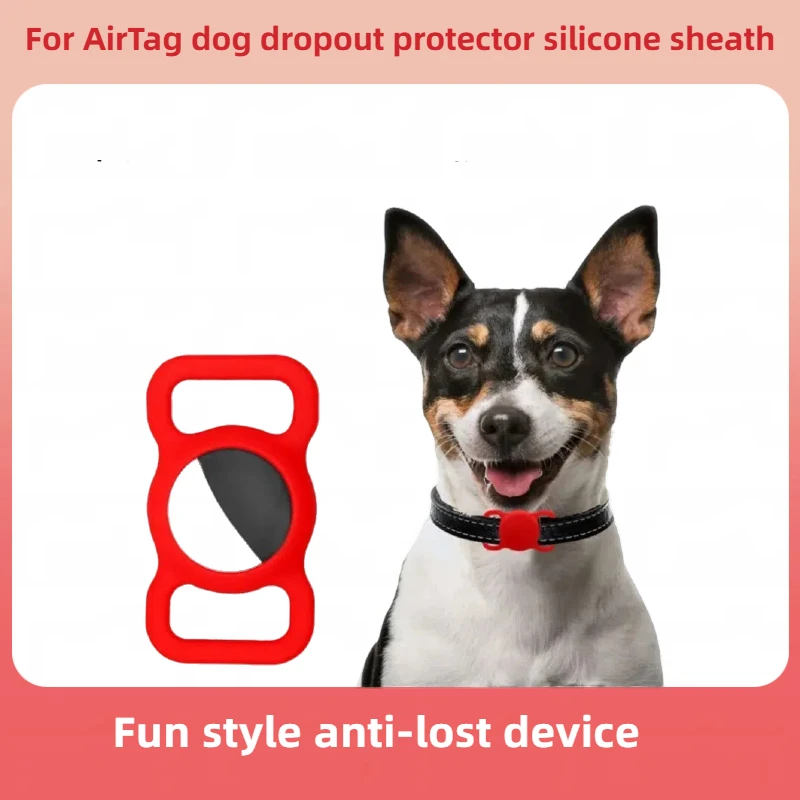 

Silicone Protective Case For Apple AirTags - Pet Collar Shell Fun Style for Dogs & Cats GPS Trackers
