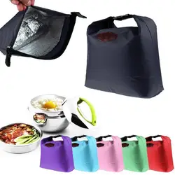 Fashion Portable Thermal Insulated Lunch Bag Cooler Lunchbox Storage Bag Lady Carry Picinic Food Tote Insulation Package