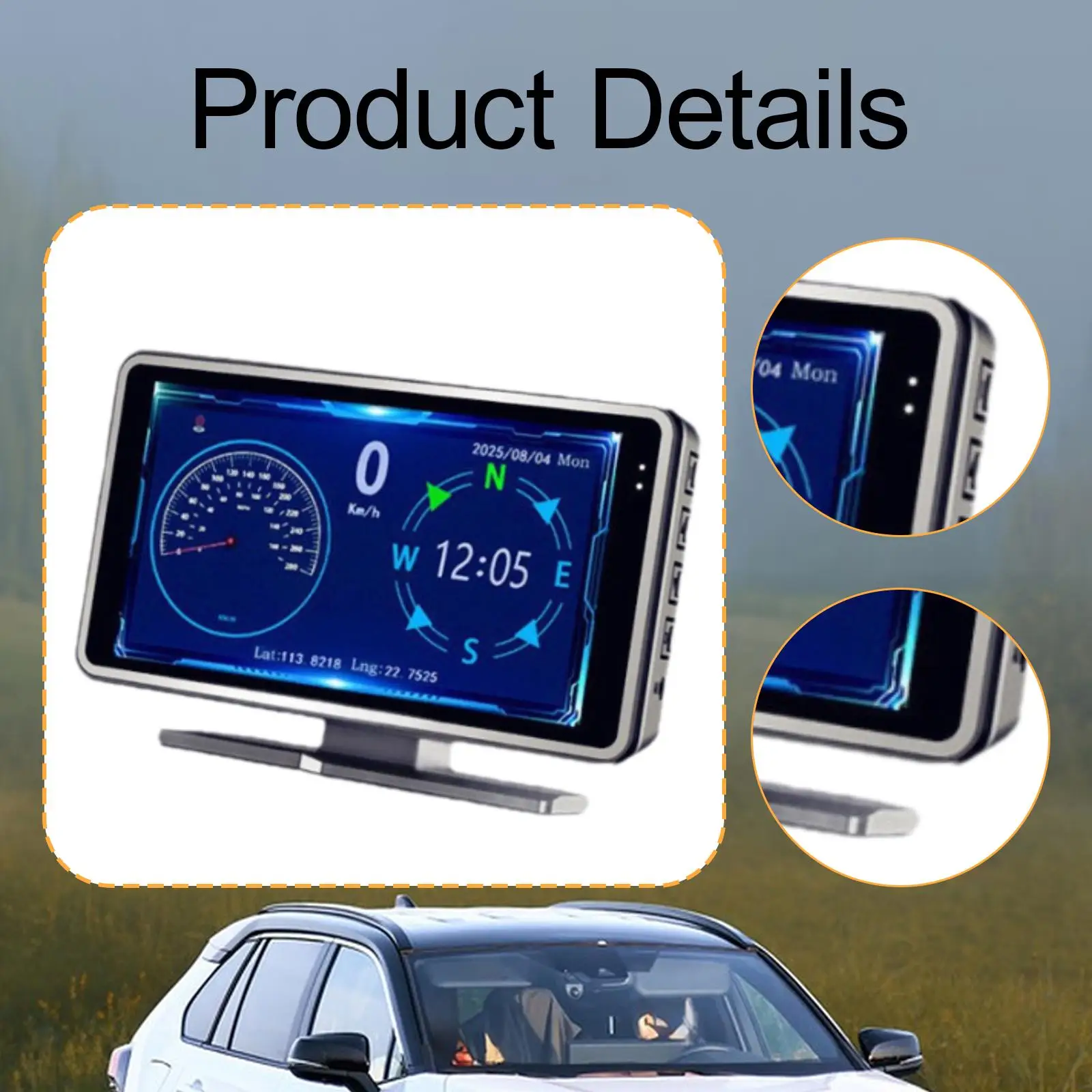 Carro head up display painel de instrumentos inteligentes universal moderno multifuncional digital velocidade odômetro para vários veículos