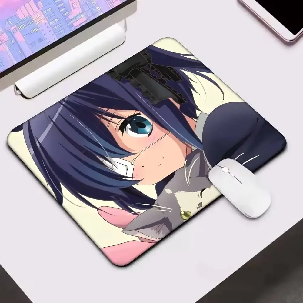 Anime Love, Chunibyo Other Delusions Small LockEdge Mouse Pad For Gamers Computer Desk Pad Rectangular Anti-slip Rubber