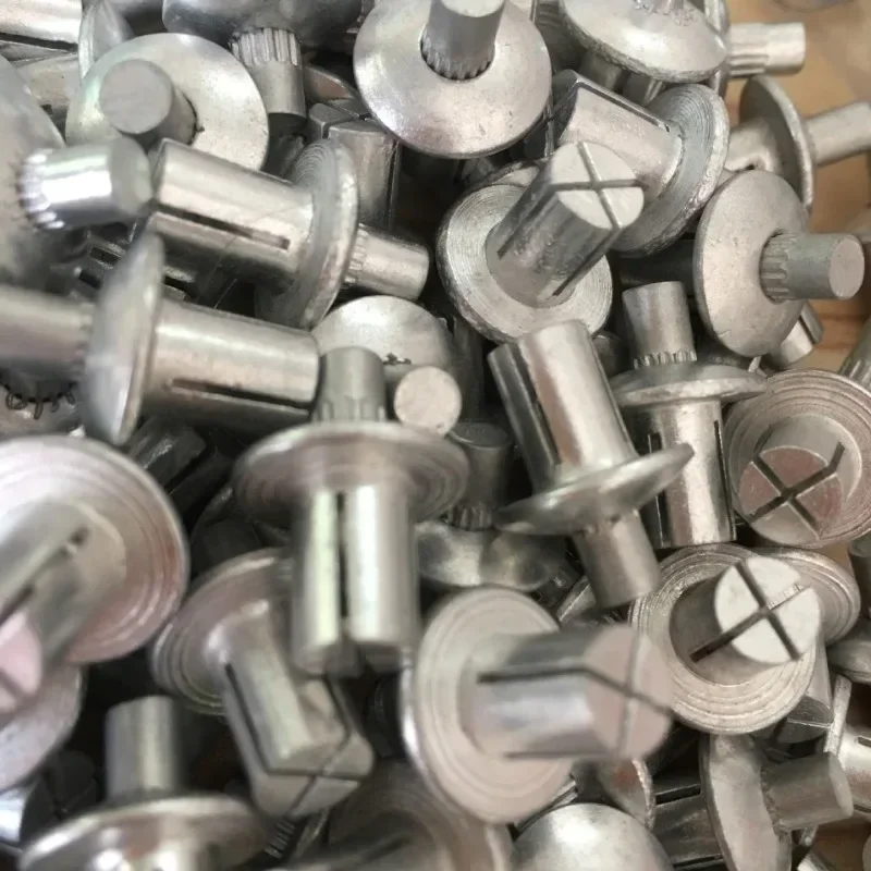 300Pcs Remaches De Golpe Para Metal Upgrade Knock Type Expansion Aluminum Rivets Hammer Drive Rivets  Aluminum Core Rivets