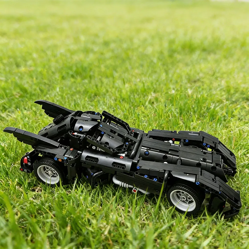 

Конструктор Moc: Техническая модель гоночного суперкара Black Bat класса люкс, скоростной автомобиль из строительных блоков, игрушки, подарки для праздников и вечеринок
