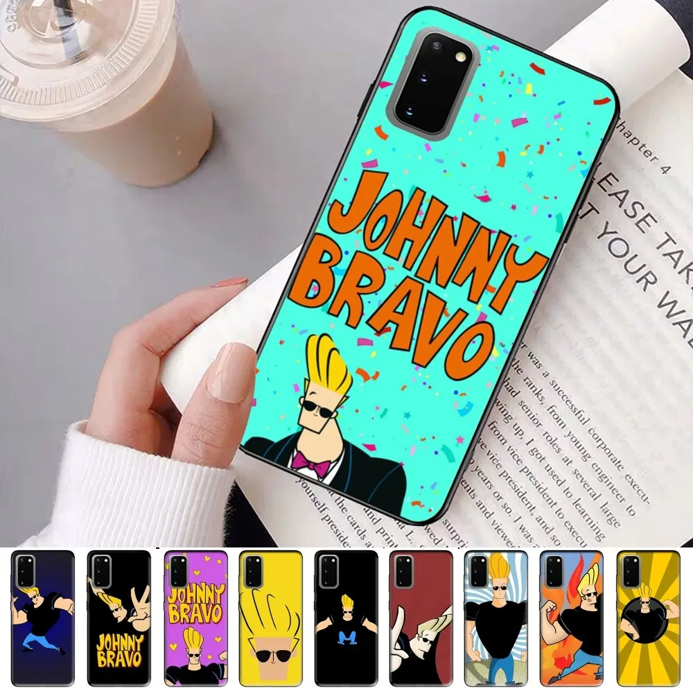 J-Johnny Bravo Phone Case For Samsung S 9 10 20 21 22 23 30 23plus lite Ultra FE S10lite Fundas