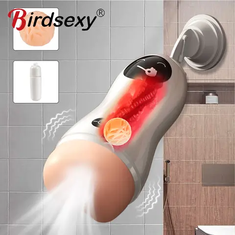 Suction Cup Masturbator For Men sexx Toy Silicone Artificial Vagina Realistic Pussyy Pocket Peniss Masturbation Cup Adult Games Toy