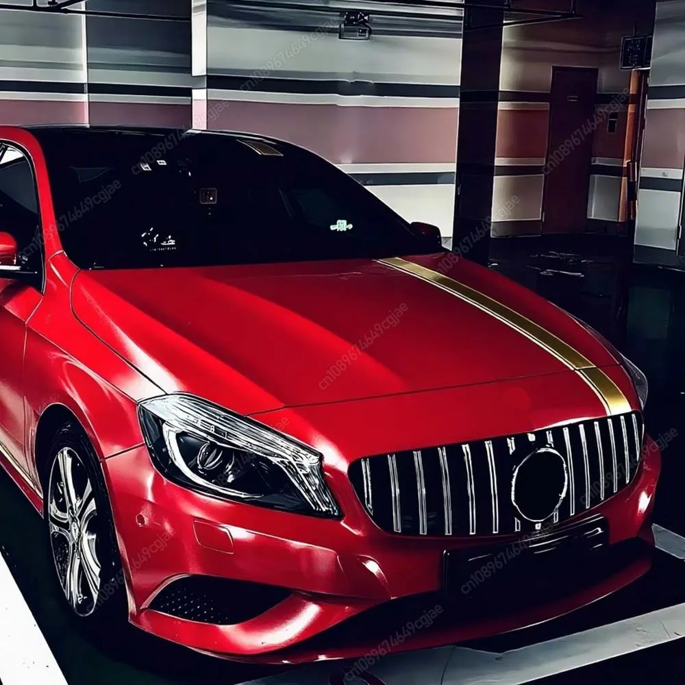 

Car GT Style Front Grille Bumper Grill Black Tuning For Mercedes Benz W176 A160 A180 A200 A220 A250 A45 AMG Facelift 2016-2018