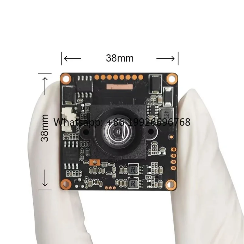Compact 38x38mm 8MP 4K ONVIF 2.6 IP Camera Module | Star-level Low Light 1/2.9