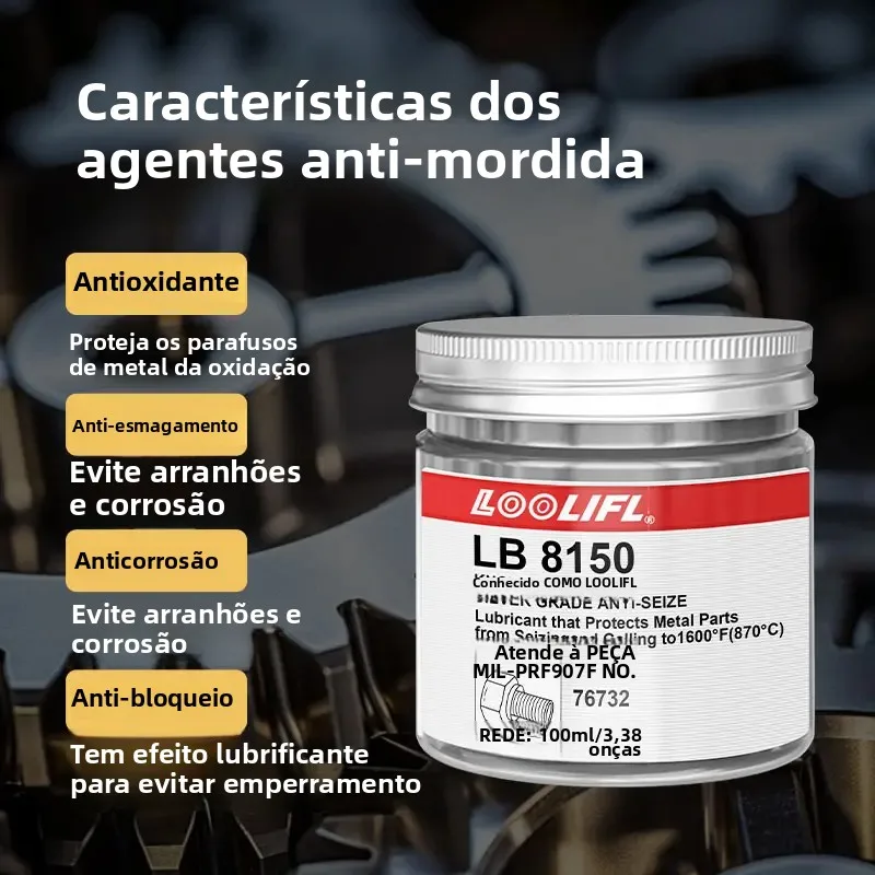 Graxa dielétrica para conectores elétricos de automóveis, anticorrosão, especial para automóveis e manutenção mecânica.