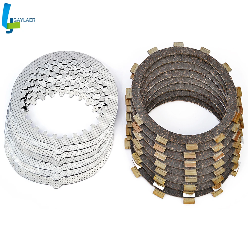 Clutch Friction Disc Plates for Yamaha XJ550RH XJ550H XJ550 XJ550RJ XJ550J XJ550RK 4H7-16321-01/02 5Y1-16331-01 371-16325-00