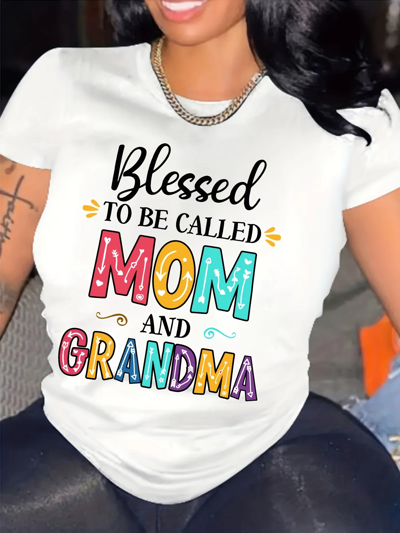 Blessed To Be Called Mom and Grandma T-Shirt Summer Men's Tracksuit Casual Breathable Sportswear Harajuku Fashion Streetwear