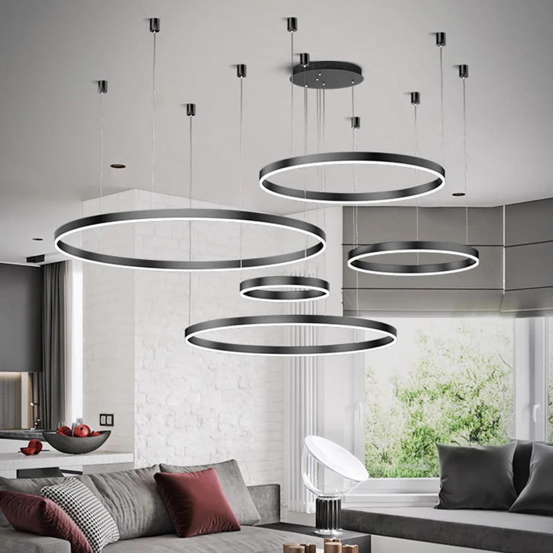 

Nordic home decoration, stair chandelier, living room and dining room Pendant lights, ceiling light, indoor lighting