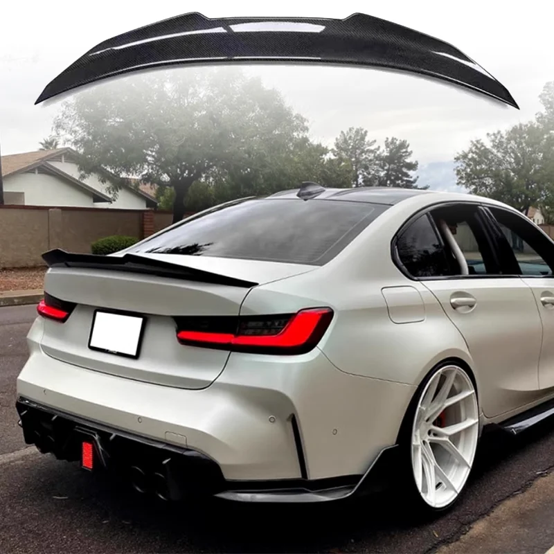 

For 2019-2023 BMW 3 Series G20 G28 G80 PSM Style Rear Trunk Lid Car Spoiler Wings Exterior Tuning Accessories Part