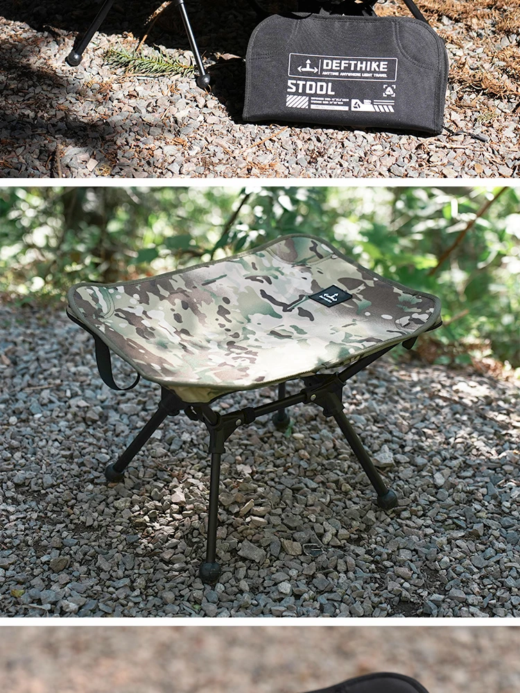 Defthike Offizieller Klappstuhl Campingstuhl Aluminiumlegierung Hohe Belastbarkeit Outdoor Tragbarer Stuhl Heim- und Strandstuhl – Detail 15