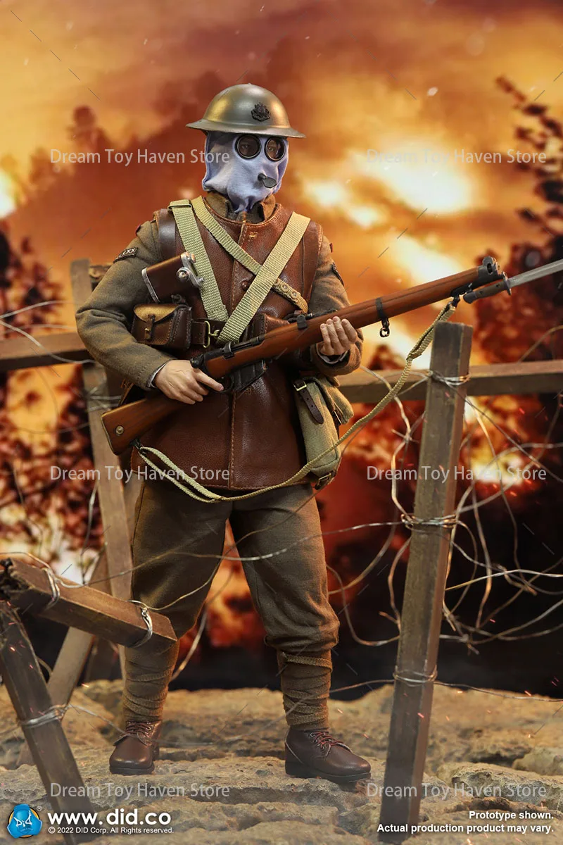 DID B11013 1/6 escala soldado masculino patrón de infantería británica Tommy conjunto completo 12 pulgadas modelo de figura de acción juguetes coleccionables
