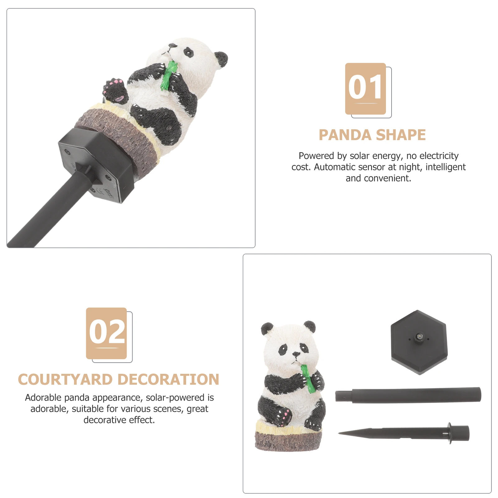 

Animal a Lamp Warm GlowingGarden Outdoor Decorativestakessolar garden Solar Garden Stake Lights Solar Stakes lights