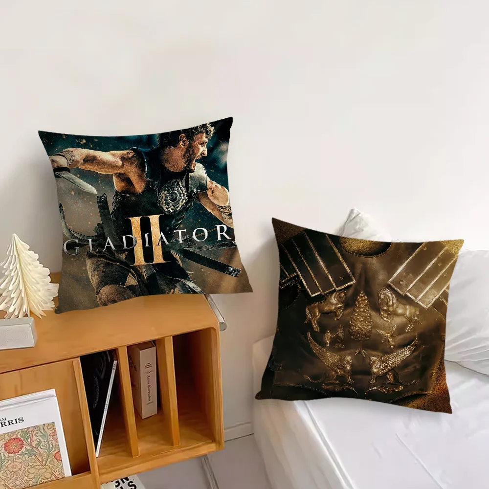 Movie  Pillow Case For Sofa Bedroom Living Room Office Bedside Table Backrest G-GladiatorS 2 Cushion Printing Square