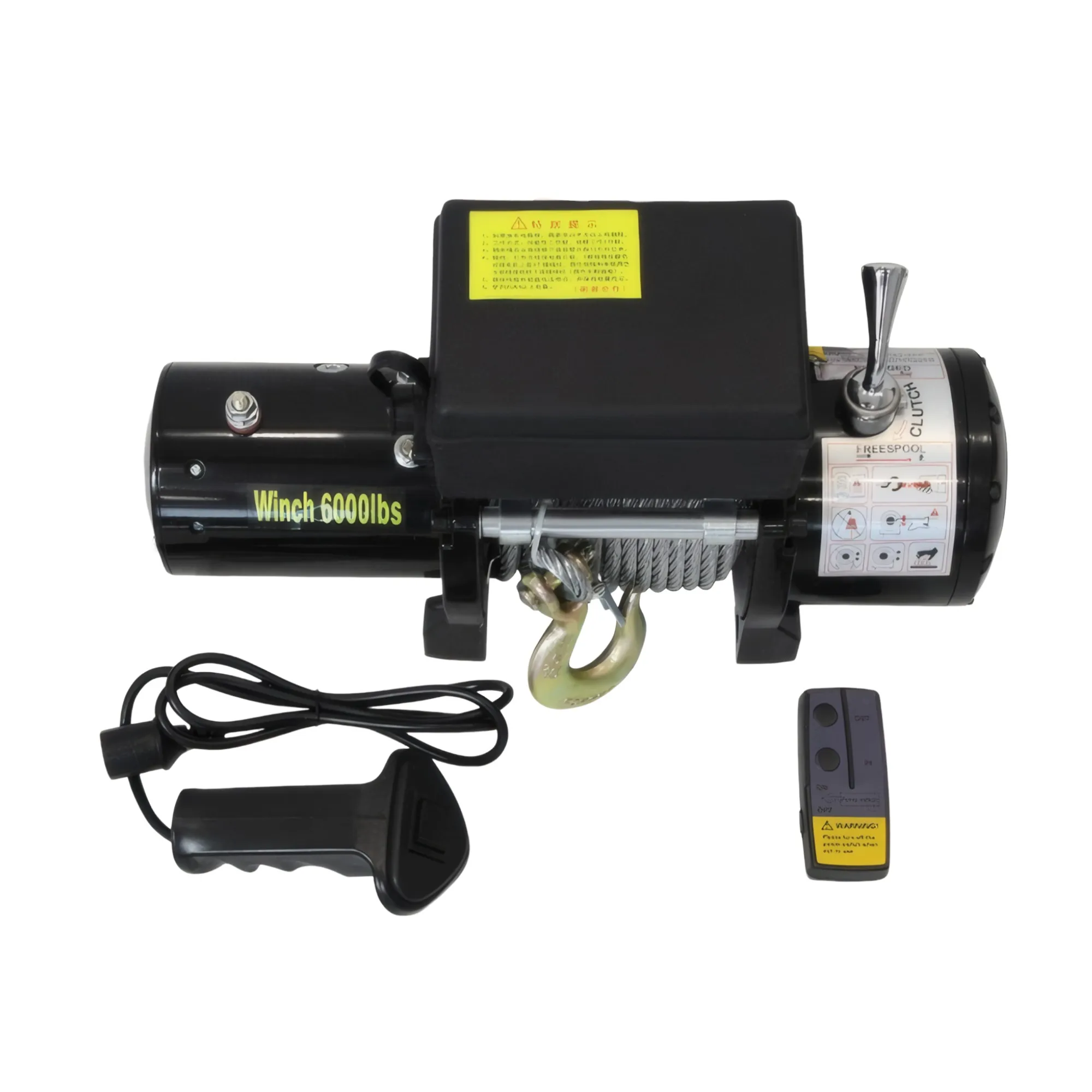 

6000LBS/3000LBS Car electric winch 12v24v car off-road vehicle self-rescue electric winch traction hoist