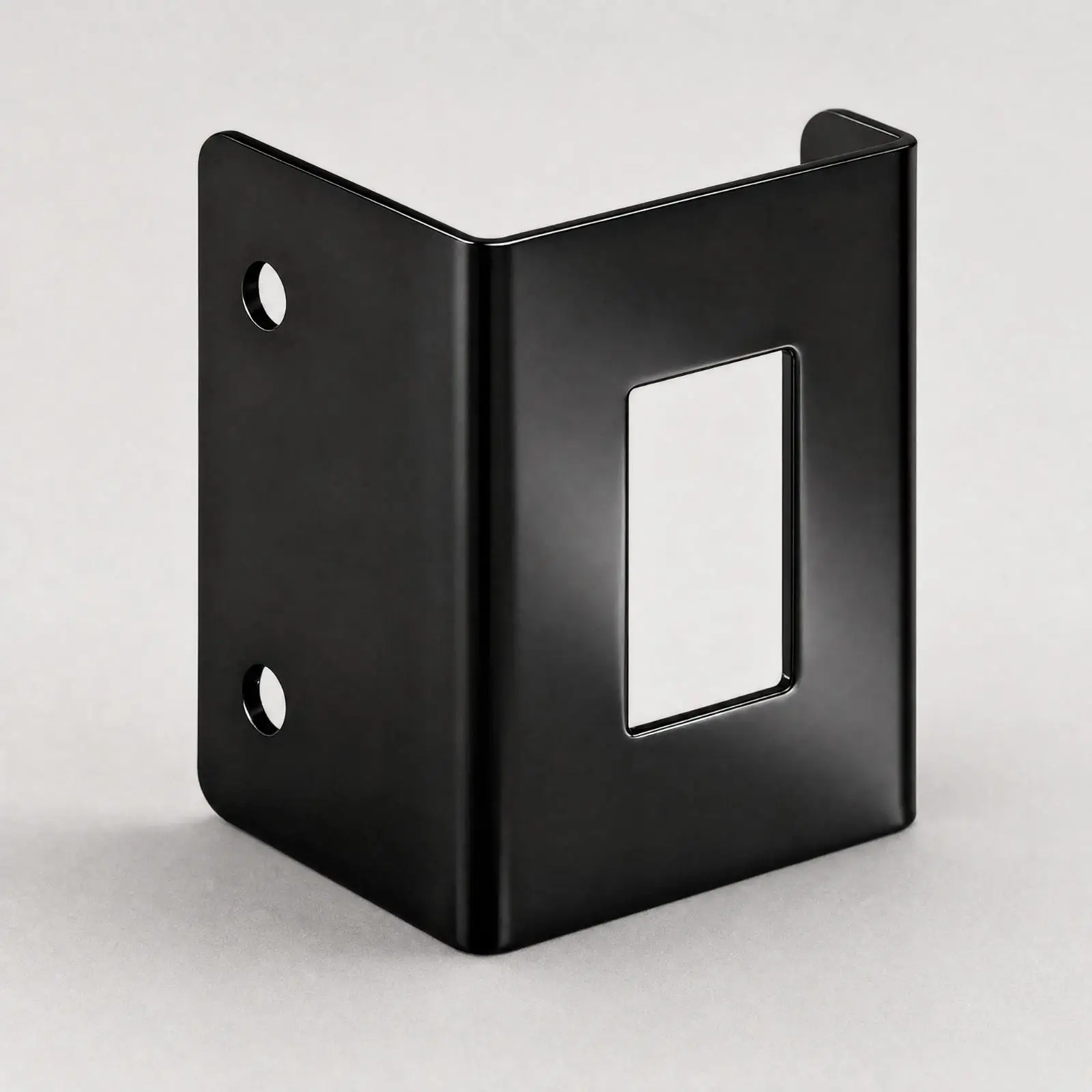 Carbon Steel Rocker Switch Mount Plate 1.9 Inch Deep Recessed for 12V Toggle Switch Trailer Lighting Motor Auxiliary Control