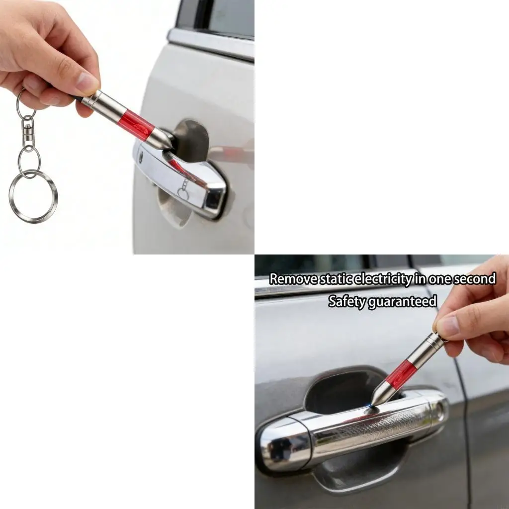 F1CF Multifuction Anti Static Keychain Discharge Device for Portable Body Safety Pres