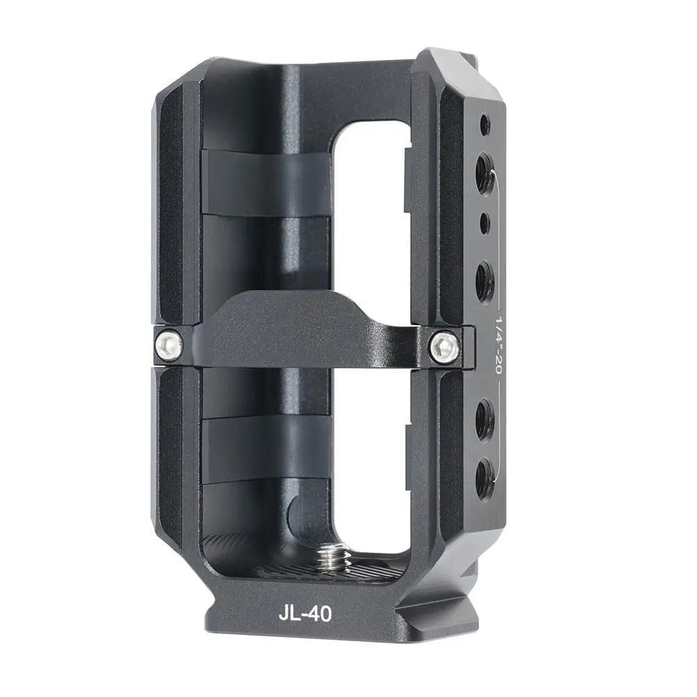 

Aluminum Frame for DJI Osmo Pocket 3 Extension Frame Adapter Metal Mount with Cold Shoe Connector Extended Mounting Bracket