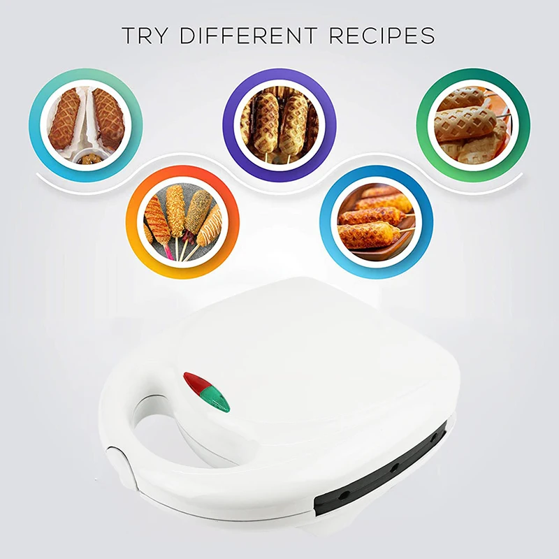 Home Hot Dog Machine Electric Sausage Sausage Machine HSS-20 Breakfast Machine Fancy Hot Dog Processing Striped Hot Dog