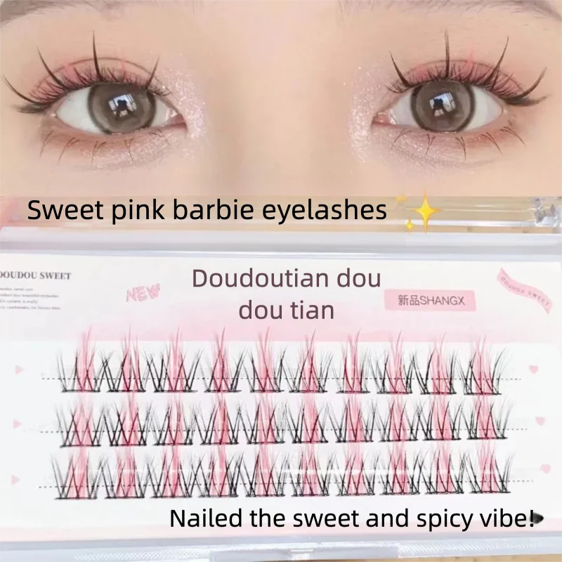 Doudou Sweet Filling, Colorful False Eyelashes, Natural Simulation Fairy Hair, Lazy Person Trilogy Cosplay Comic Little Devil