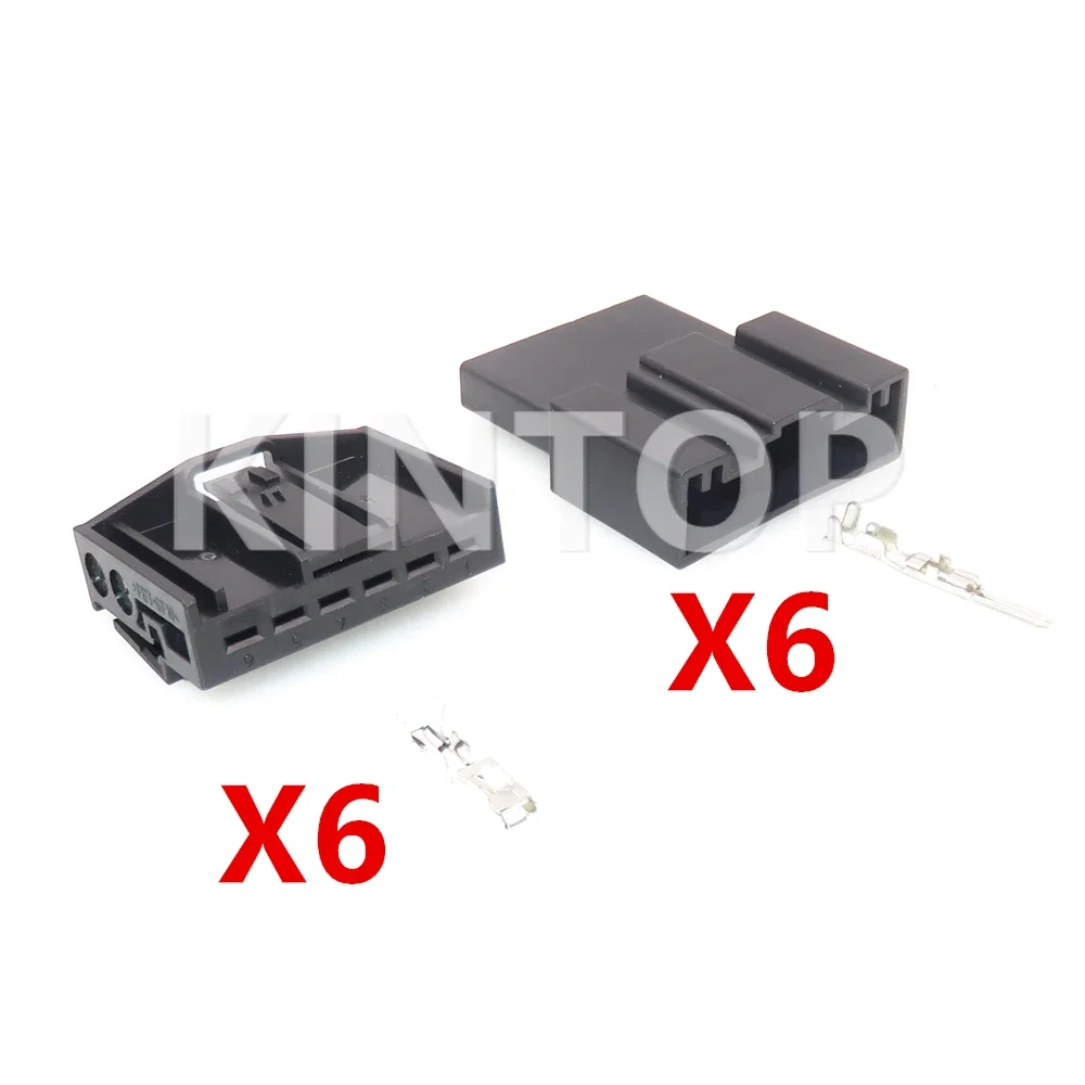 1 Set 6 Pins 6984754-01 Automobile Electric Tail Lamp Wire Connector Cigarette Lighter Wiring Terminal Socket AC Assembly