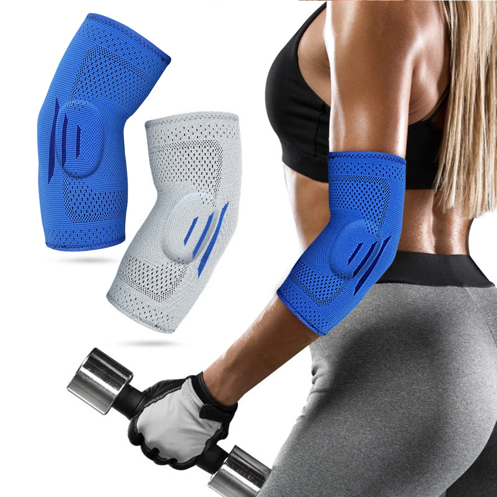 1pcs Elbow Brace Compression Support Elbow Sleeve Pad for Tendonitis Tennis Basketball Volleyball Elbow Protector Reduce Pain