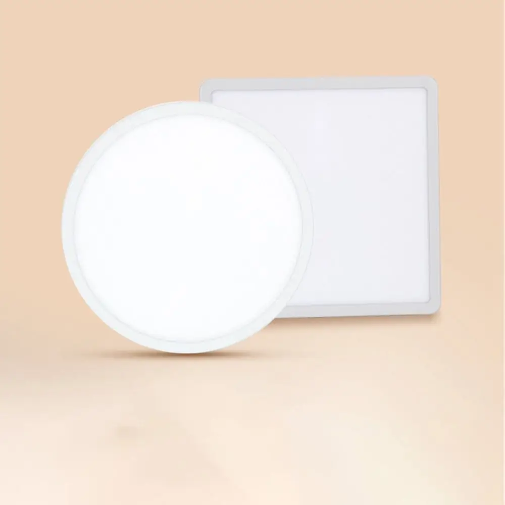 Round 1Pcs High brightness Concealed Fixtures Surface Mounted Ultra Thin Downlight Circular Panel Light Ceiling Light LED Lamp