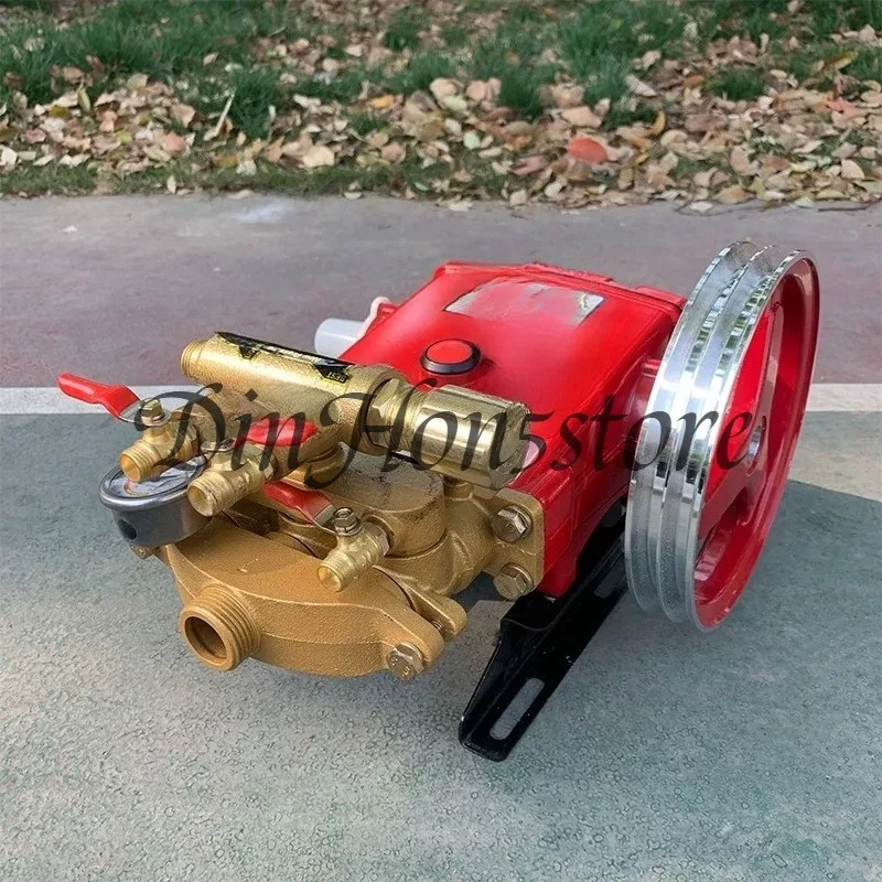 Automatic pressure relief 21/26/40/60 three-cylinder plunger pump motor sprayer high pressure remote fruit tree sprayer