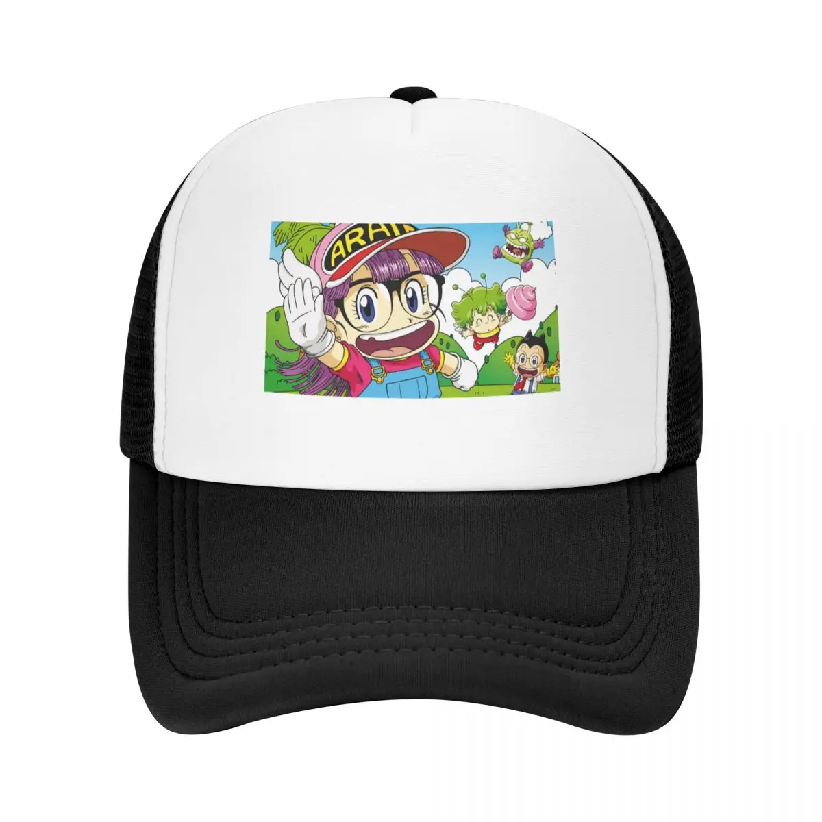 Arale Anime Cute Dr Slump Baseball Cap Mesh Truck Caps Golf Sports Hat