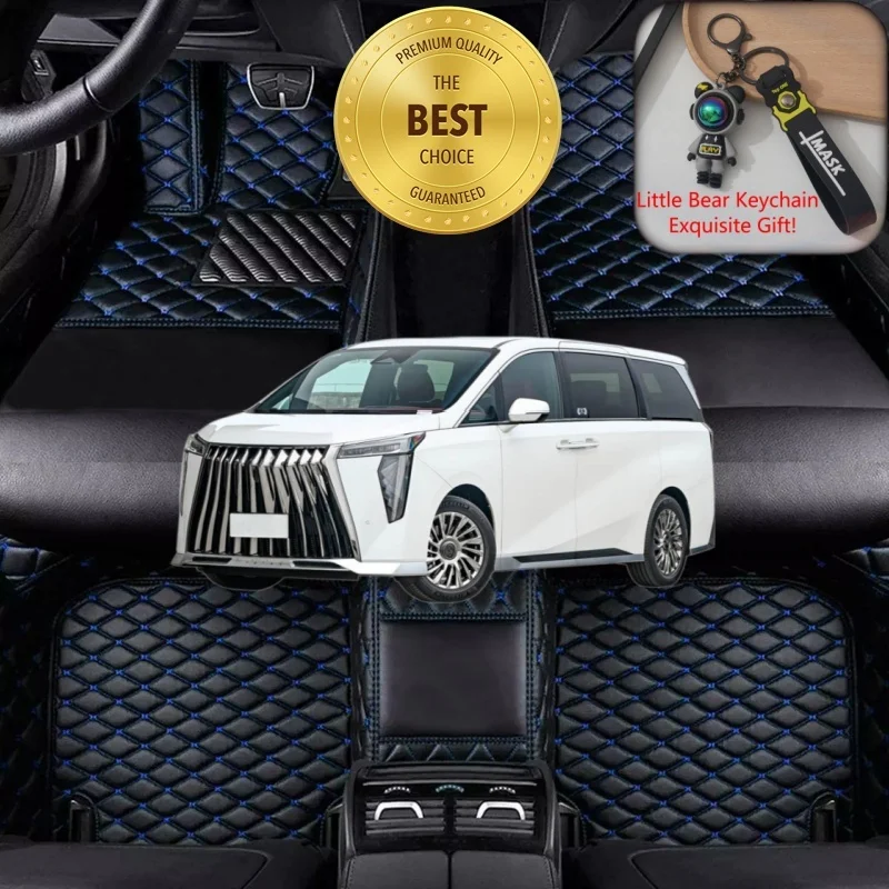 Customized Fit for GAC Motor M8 Car Floor Mats Car Accessories Tailored Luxury Auto Carpet Liner Mats Left/Right-hand Drive