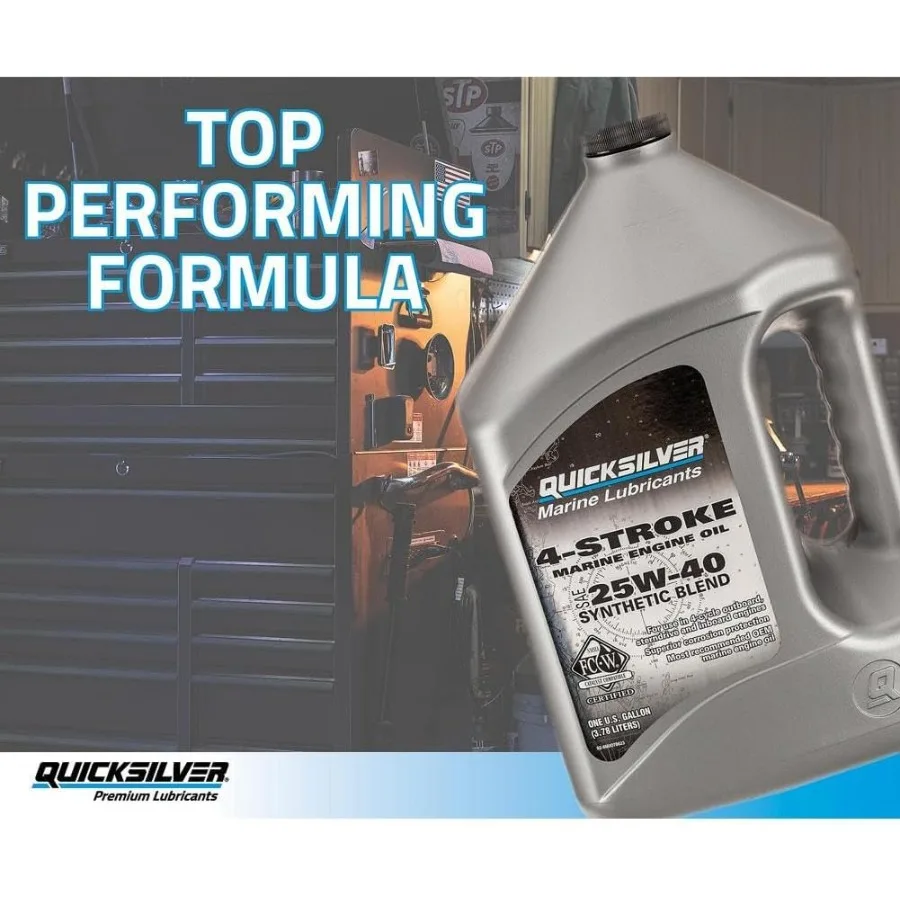 Quicksilver by Mercury Marine 25W-40 Marine Engine Oil