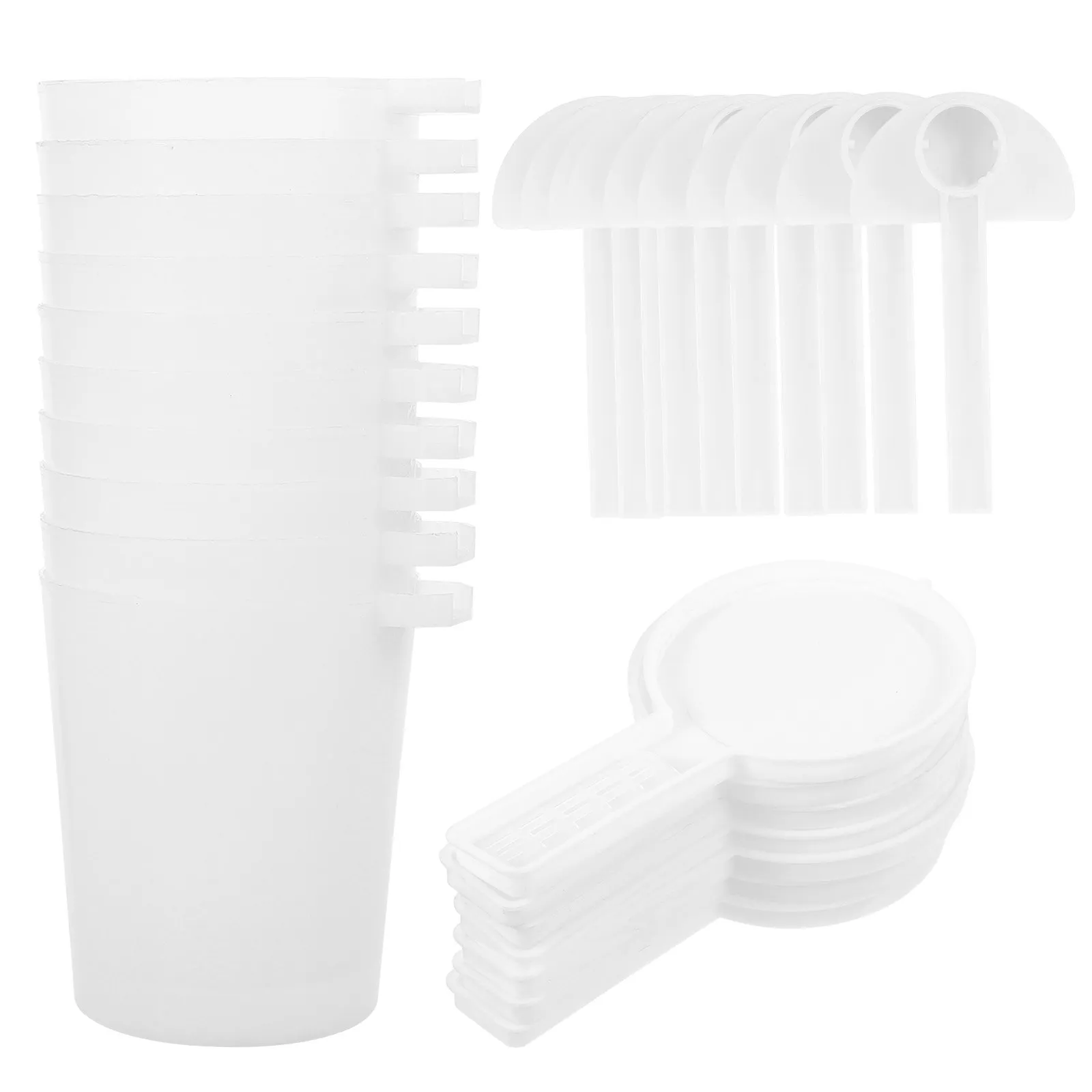 

20 PCS Honey Beekeeping Equipment for Beehives Tool Drinking Feeder White Feeders Water Dispenser