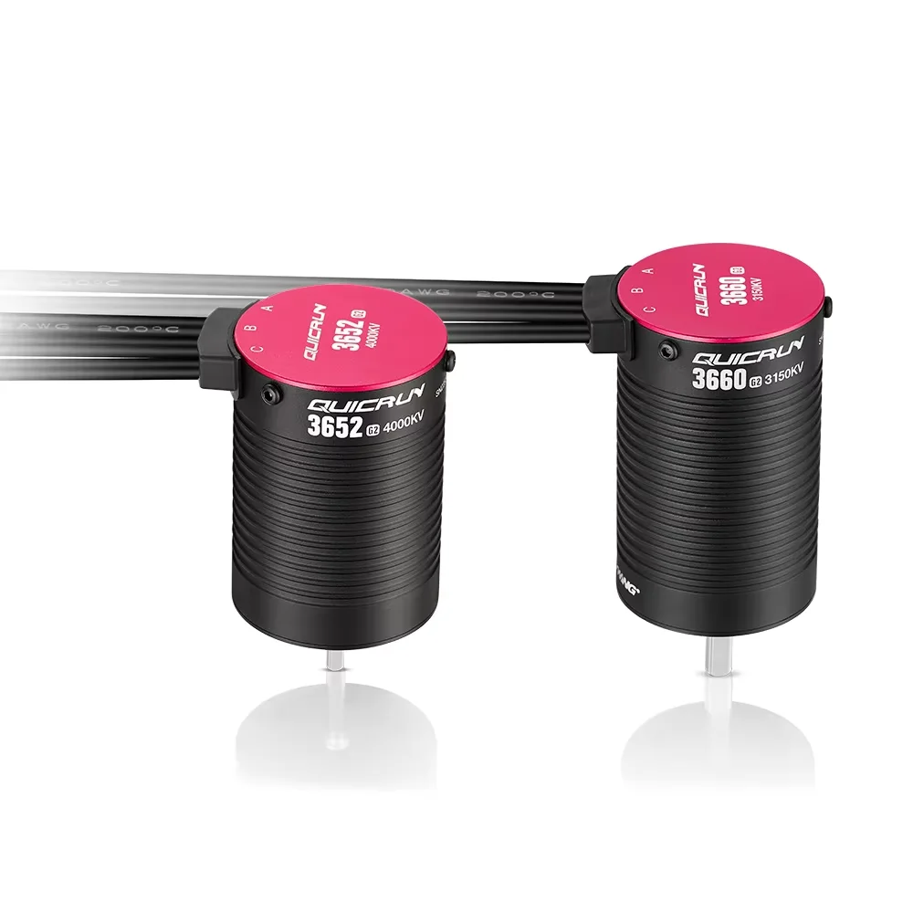 HobbyWing QuicRun 3652/3660 SL G2 محرك مقاوم للماء بدون فرش مناسب لسيارة RC 1/10