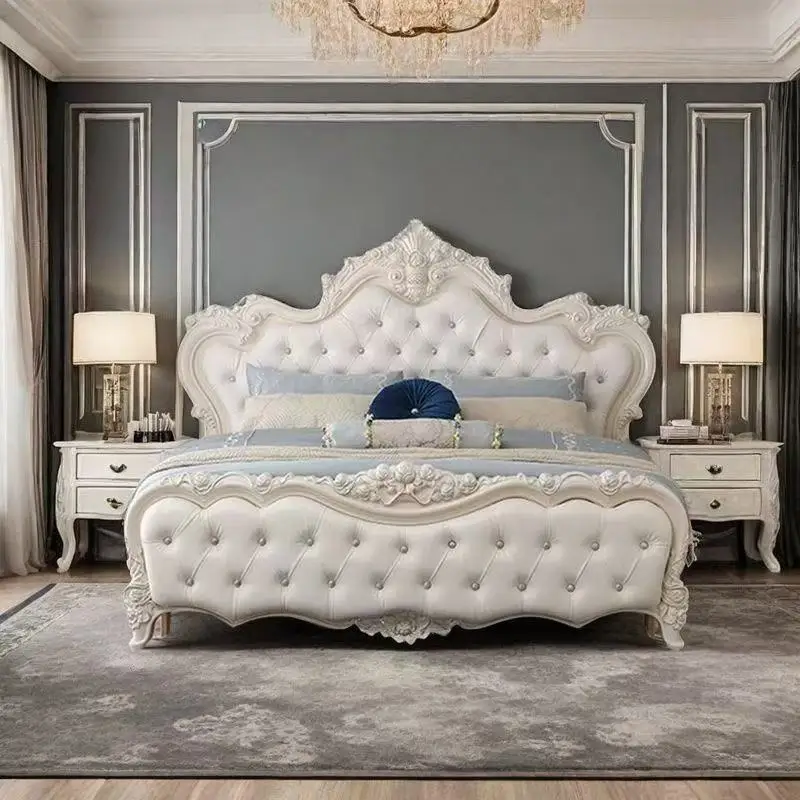 북유럽 미학 침대 디자이너 미니멀리스트 품질 편안한 아파트 침대 결혼식 유행 Muebles 홈 가구 만들기