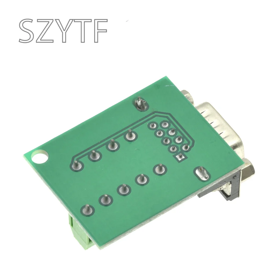 D-Sub 9pin Solderless Connectors DB9 RS232 Serial to Terminal Female Male Adapter Connector Breakout Board