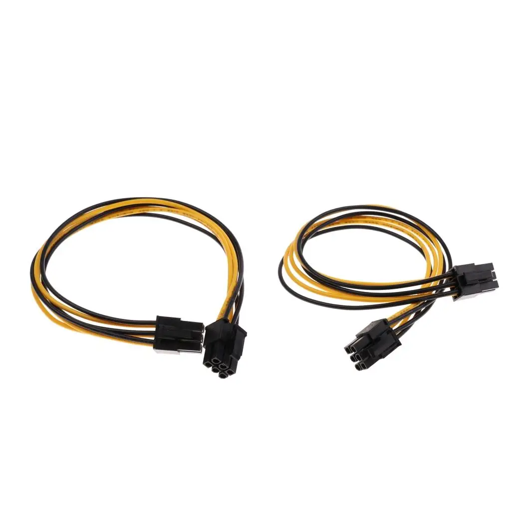 Video Card Extension Cable 6 Pin to 6 Pin PCI Express Power for Security Monitoring Use