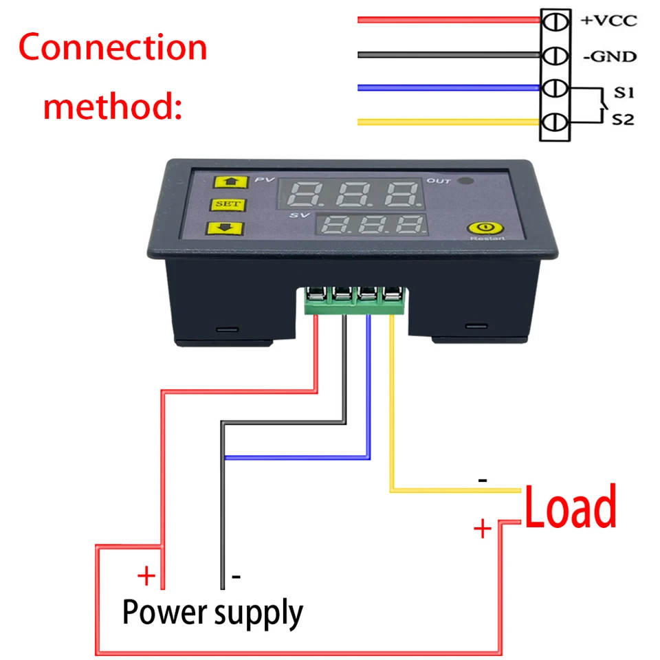 Uadme Digital Thermostat, Mikrocomputer Temperaturregler mit Fühler