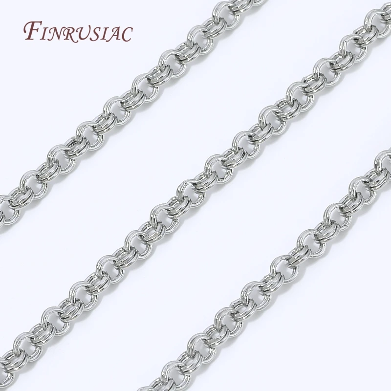 18K Gold Plated Brass O Link Chain Roll Anti Tarnish Dainty O Shape Cable Chain Spool Bulk Wholesale For DIY Necklace Bracelet